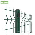 Fence a maglie di filo saldato curvo rivestito in polvere